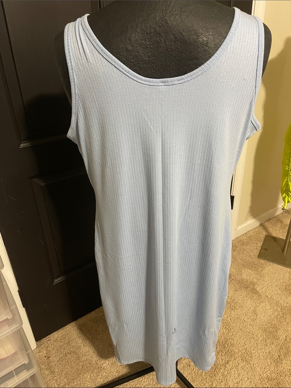 love J Light Blue Ribbed Dress - Picture 3 of 3